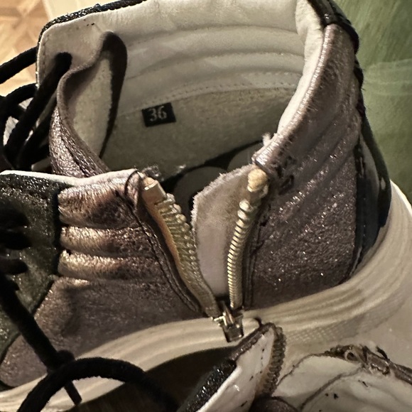 P448 high top, platform sneakers, like new, worn twice. Size 36 - Picture 4 of 4